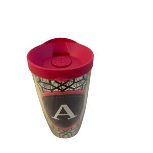 Tervis 16 oz cup‎ pink lid "A"